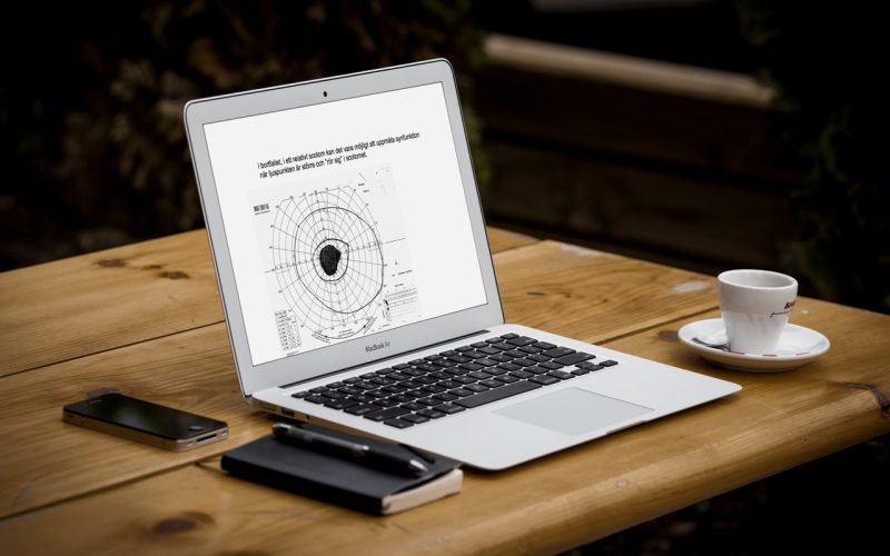 Text på datorskärm Text på datorskärm